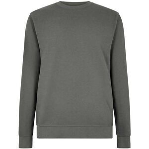 Kustom Kit Mens Piqué Regular Sweatshirt / Dark Grey